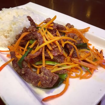 Amaze - The crispy shredded beef is so yummy, I can't get myself to order anything else - Lounges Near Me - New York, New York Amaze - The crispy shredded beef is so yummy, I can't get myself to order anything else - Lounges Near Me - New York, New York