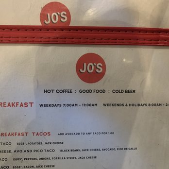 Jo's Coffee Downtown - Holiday hours that only apply for some. - Coffee & Tea Near Me - Austin, Texas Jo's Coffee Downtown - Holiday hours that only apply for some. - Coffee & Tea Near Me - Austin, Texas