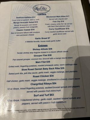 Menu photo 1 Mafolie Restaurant Northside, VI