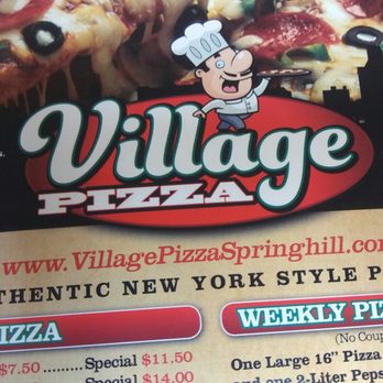 Village Pizza - Misleading ad for $1.00 delivery. Was told $2.00. - Pizza Near Me - Spring Hill, Florida Village Pizza - Misleading ad for $1.00 delivery. Was told $2.00. - Pizza Near Me - Spring Hill, Florida