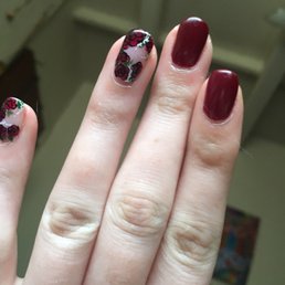 My beautiful rose nails