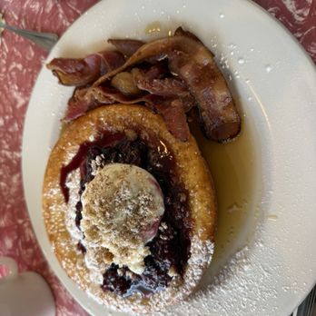 The Diner House 29 - Sweet treat deep dish pancake with berry compote and pumpkin crumbles. - Breakfast & Brunch Near Me - St. Catharines, Ontario