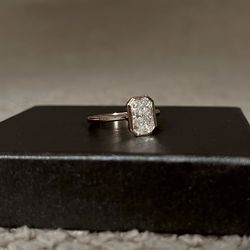 Golden String - Custom Bezel Engagement Ring