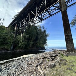 Kolekole Beach Park - View from under the bridge