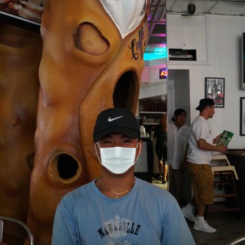 Caffe Palermo - The cannoli I was talking about. Had to cover my silly expression lol - Bakeries Near Me - New York, New York Caffe Palermo - The cannoli I was talking about. Had to cover my silly expression lol - Bakeries Near Me - New York, New York