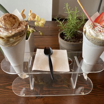 Ichigo Tokyo Crepes - a table with desserts - Creperies Near Me - Minneapolis, Minnesota Ichigo Tokyo Crepes - a table with desserts - Creperies Near Me - Minneapolis, Minnesota