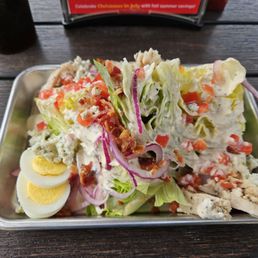 Wedge salad with chicken Wedge salad with chicken