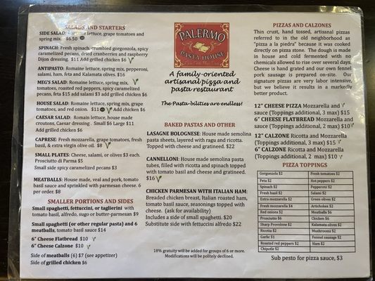 Menu photo 1 Palermo Pasta House Round Rock, TX Menu photo 1 Palermo Pasta House Round Rock, TX