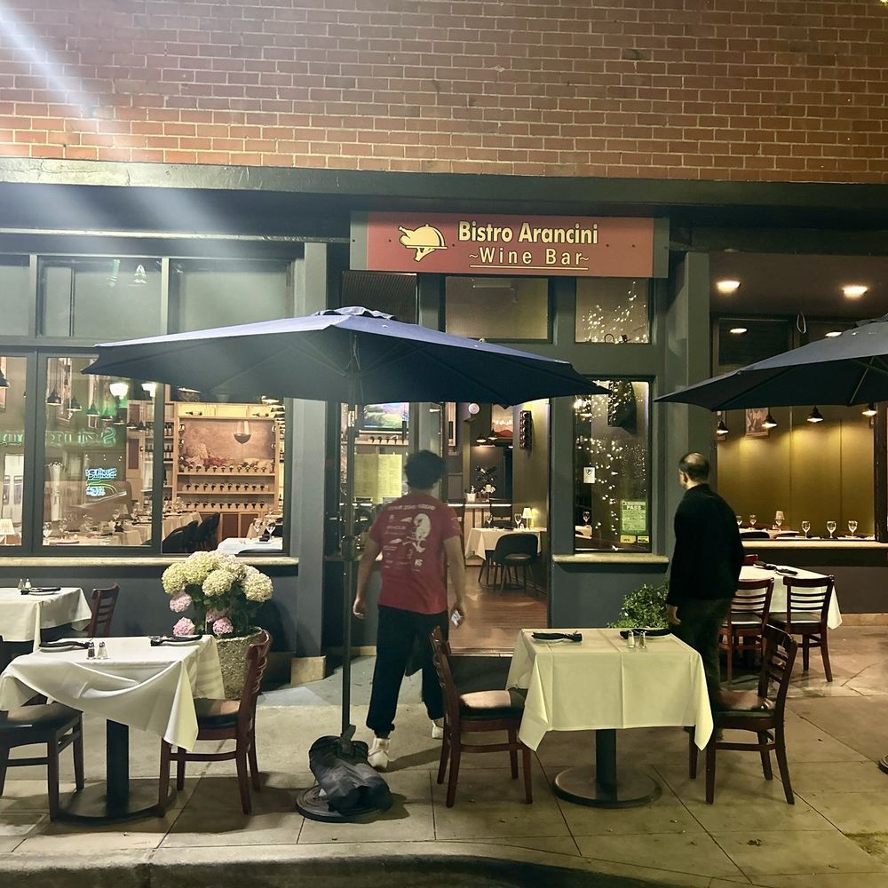 Bistro Arancini - Restaurant Front - Italian Near Me - Burlingame, California