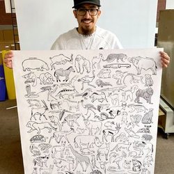 Yes! Print Copy - Giant Coloring Pages