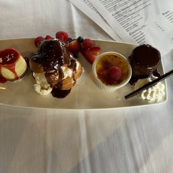 Summit House - Desert sampler! - Steakhouses Near Me - Fullerton, California Summit House - Desert sampler! - Steakhouses Near Me - Fullerton, California