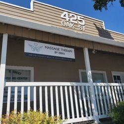 Massage Therapy By Erika - New sign on Oak st. Parking right on the front of the building or there is rear parking that we share with Auto Brentwood center