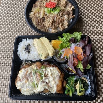 Ichirin - Top to Bottom: Wa-gyu Don, Chicken Tar Tar Bento - Caterers Near Me - Costa Mesa, California Ichirin - Top to Bottom: Wa-gyu Don, Chicken Tar Tar Bento - Caterers Near Me - Costa Mesa, California
