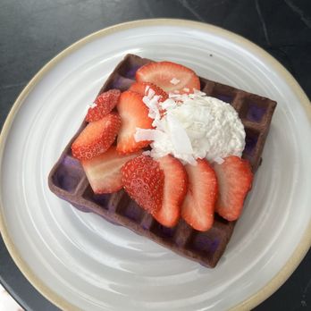 Bellden Cafe - Ube Ube Purple Yam Mochi Waffle - Coffee & Tea Near Me - Bellevue, Washington Bellden Cafe - Ube Ube Purple Yam Mochi Waffle - Coffee & Tea Near Me - Bellevue, Washington