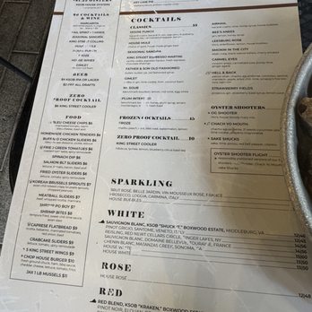 King Street Oyster Bar - Menu - Seafood Near Me - Washington, DC, District of Columbia King Street Oyster Bar - Menu - Seafood Near Me - Washington, DC, District of Columbia