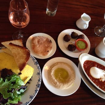 Miriam - Falafel, Omellete, Shakshuka, hummus and pita, Rose. Send it. - Wine Bars Near Me - Brooklyn, New York