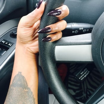 KNS Nails & Bar - Color powder stiletto nails. - Nail Salons Near Me - Houston, Texas KNS Nails & Bar - Color powder stiletto nails. - Nail Salons Near Me - Houston, Texas