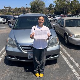 She passed!