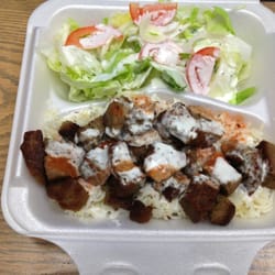 Royal Chicken & Gyro - Gyro over rice
