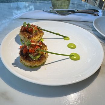 Spago - Crab cakes - New American Near Me - Las Vegas, Nevada Spago - Crab cakes - New American Near Me - Las Vegas, Nevada