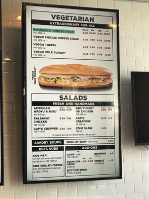 Menu photo 6 Capriotti's Sandwich Shop Reno, NV