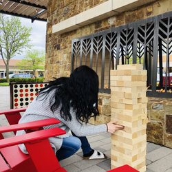 Town Square Wheaton - They have Jenga in the summer.