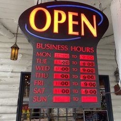 Villa Amato - Business hours.