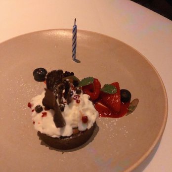 Bourbon Steak - Birthday Cake - Steakhouses Near Me - Glendale, California