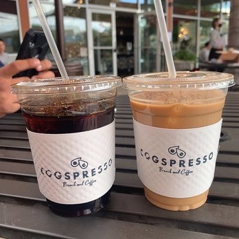 Eggspresso - Cold brew + vanilla Latte - Breakfast & Brunch Near Me - Fullerton, California