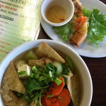 Go Vegan - Wonton soup and free egg roll! - Vegan Near Me - Antioch, California Go Vegan - Wonton soup and free egg roll! - Vegan Near Me - Antioch, California