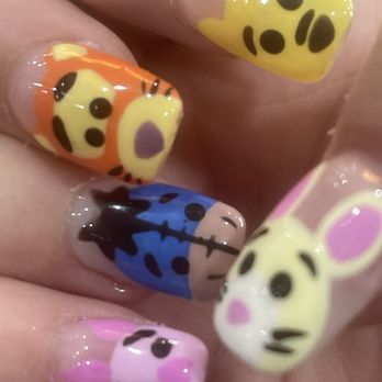Zaza Nails Spa - Pooh & friends nails design - Nail Salons Near Me - Glen Carbon, Illinois Zaza Nails Spa - Pooh & friends nails design - Nail Salons Near Me - Glen Carbon, Illinois