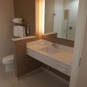 Fairfield by Marriott Inn & Suites Bakersfield North/Airport - Bathroom sink and toilet divided by a wall, nice idea - Hotels Near Me - Bakersfield, California Fairfield by Marriott Inn & Suites Bakersfield North/Airport - Bathroom sink and toilet divided by a wall, nice idea - Hotels Near Me - Bakersfield, California
