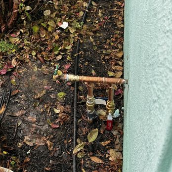 Letts Plumbing - Here is the finished pipe coming from the house. - Plumbing Near Me