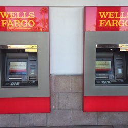 Wells Fargo Bank - ATMs located outside and to the left of the entrance