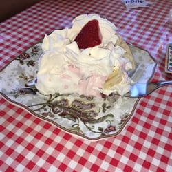 Village Cafe-Village Pub -  Pentwater - Strawberry cream pie