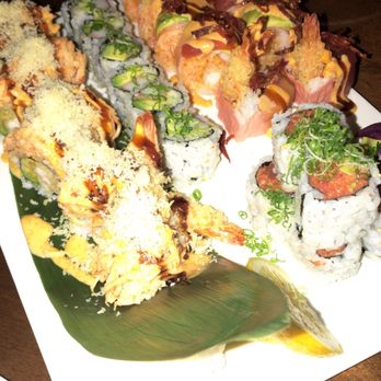 Tokyo Japanese Steak House - Yum Yum, Spicy Tuna, California, and Sex on the Beach sushi rolls - Japanese Near Me - Fall River, Massachusetts