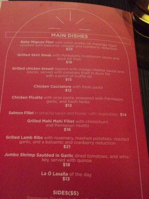 Menu photo 8 La Ó San Juan, PR Menu photo 8 La Ó San Juan, PR