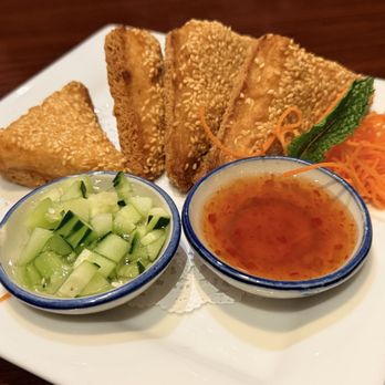 Aiyara Thai Cuisine - (A)Golden Siam Toast - Thai Near Me - Temecula, California Aiyara Thai Cuisine - (A)Golden Siam Toast - Thai Near Me - Temecula, California