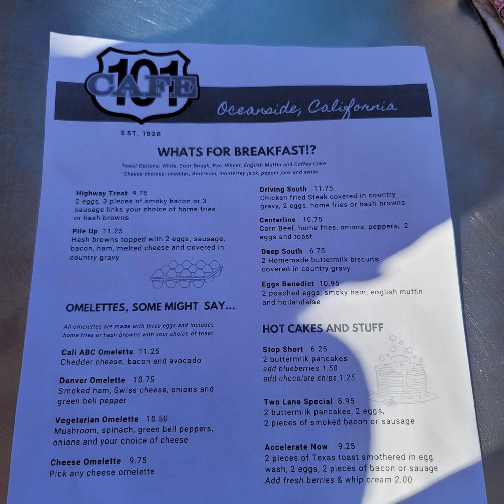 101 Cafe - American Near Me - Oceanside, California