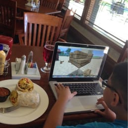 Breakfast Burrito and free wifi for minecraft life is good