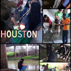 Bellaire High School - Students studying local habitats.
