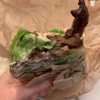 Roam Artisan Burgers - Lettuce Wrapped Heritage - Burgers Near Me - San Ramon, California
