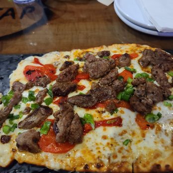 The Brass Tap - Steak flatbread...good but a little to much steak sauce for me. - Beer Bar Near Me - Vacaville, California The Brass Tap - Steak flatbread...good but a little to much steak sauce for me. - Beer Bar Near Me - Vacaville, California