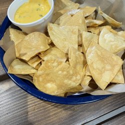 Boozy Tacos and Tap - Chips and queso