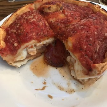 Giordano's - The inside of my deep dish pizza - Pizza Near Me - Chicago, Illinois Giordano's - The inside of my deep dish pizza - Pizza Near Me - Chicago, Illinois