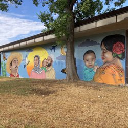 Ed White Elementary School - Beautiful mural facing Jorine Drive. Mural unveiling on September 13, 2023.