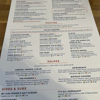 The Hops Spot Clayton - Menu - Poutineries Near Me - Clayton, New York