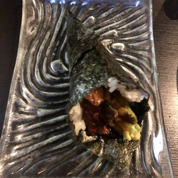 One Piece Sushi - Eel and avocado hand roll - Japanese Near Me - Millbrae, California