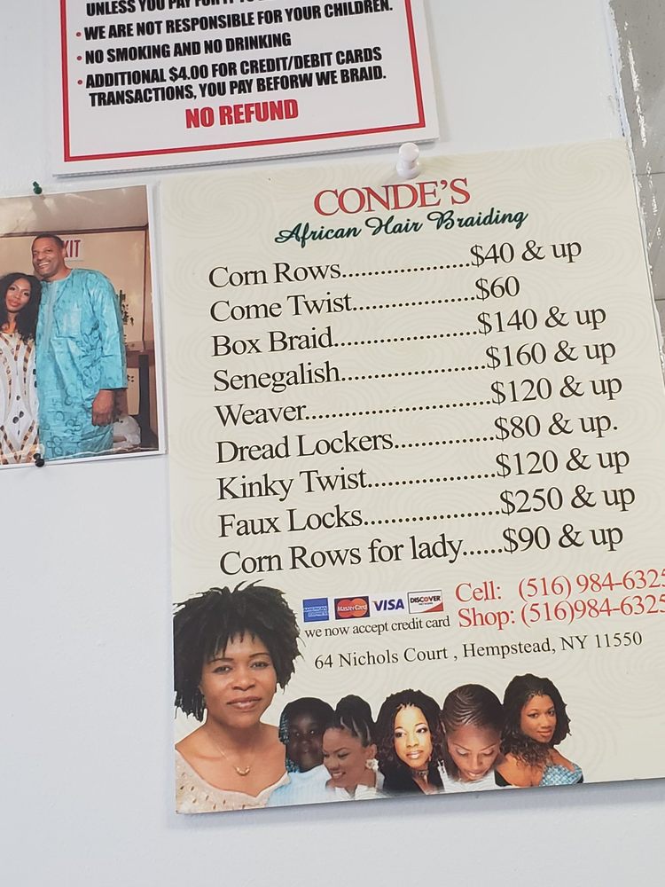 CONDE’S AFRICAN HAIR BRAIDING Updated October 2024 11 Reviews 73