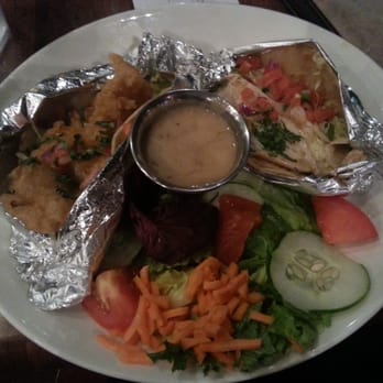 Black Walnut - Black walnut fish taco. One fried fish another grilled fish - New American Near Me - Houston, Texas